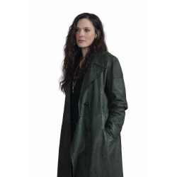 Rebecca Ferguson Peaky Blinders Leather Trench Coat