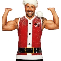 Red One Dwayne Johnson Christmas Vest Red One Dwayne Johnson Christmas Vest