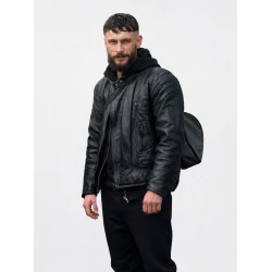 Richard Gadd Half Man Black Leather Jacket
