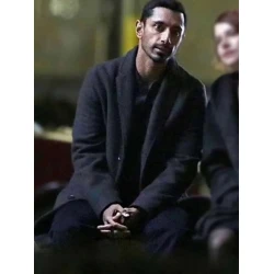 Riz Ahmed Fingernails 2023 Black Coat