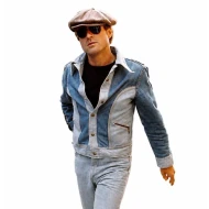 Robert Redford Two Tone Blue Denim Jacket