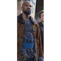 Robin Hood Jamie Foxx Shearling Coat