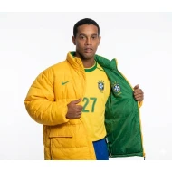 Ronaldinho The One and Only Yellow Puffer Jacket
