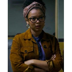 Rosalind Walker Brown Suede Jacket