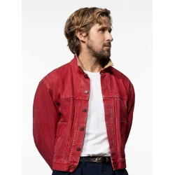 Ryan Gosling Comic Con 2026 Red Denim Jacket