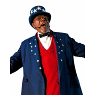 Samuel L Jackson 2025 Superbowl Uncle Sam Costume