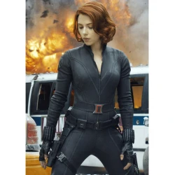Scarlett Johansson Black Widow Movie Jacket