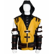 Scorpion Mortal Kombat X Yellow Leather Vest Costume