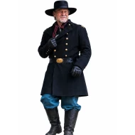 Sean Bean The Isolate Thief 2026 Black Military Coat