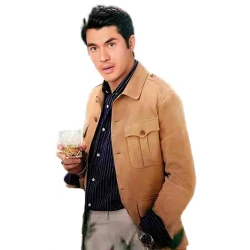 Sean Townsend Another Simple Favor Brown Jacket