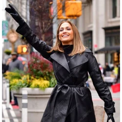 Second Act Jennifer Lopez Leather Coat