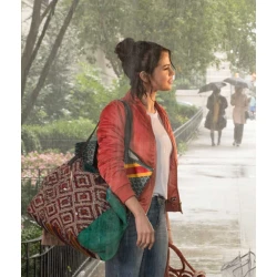 Selena Gomez A Rainy Day in New York Chan Jacket