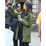 Sersi Eternals Green Cotton Coat