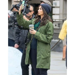 Sersi Eternals Green Cotton Coat