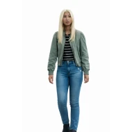 Shirley Chen Slanted Bomber Jacket