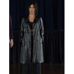 Shoresy S02 Ziigwan Black Leather Coat