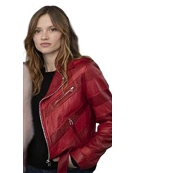 Skam France Manon Demissy Leather Jacket