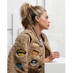 Sky Asakari The Valley Persian Style S01 Brown Sherpa Jacket Sky Asakari The Valley Persian Style S01 Brown Sherpa Jacket