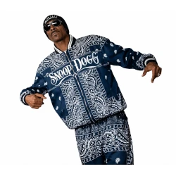 Snoop Dogg Blue Paisley Tracksuit