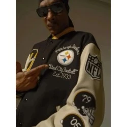 Snoop Dogg Pittsburgh Steelers Varsity Jacket