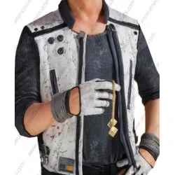 Solo A Star Wars Story Alden Ehrenreich White Vest