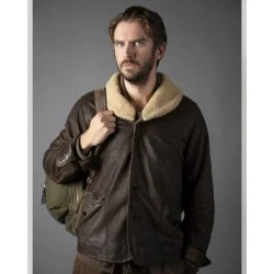 Solos Dan Stevens Shearling Leather Jacket Solos Dan Stevens Shearling Leather Jacket