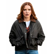 Sophia Bush Broad Trip 2026 Brown Cotton Jacket