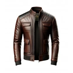 Sophisticated Brown Leather Jacket Sophisticated Brown Leather Jacket