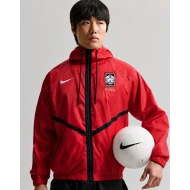 South Korea 2026 Anthem Red Hooded Jacket