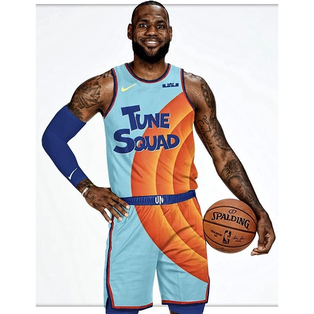 Michael Jordan Tune Squad Youth Basketball Jersey White Space Jam