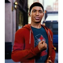 Spider-Man PS4 Miles Morales Red Hoodie