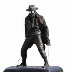 Spider Noir Ben Reilly Costume Leather Trench Coat Cosplay Outfit Spider Noir Ben Reilly Costume Leather Trench Coat Cosplay Outfit