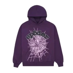 Spider Web Purple Hoodie Spider Web Purple Hoodie
