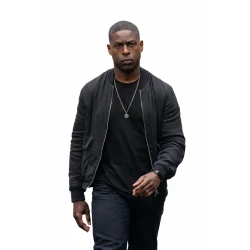 Sterling K Brown Paradise Black Bomber Jacket