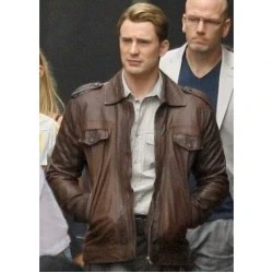 Steve Rogers The Avenger Leather Jacket