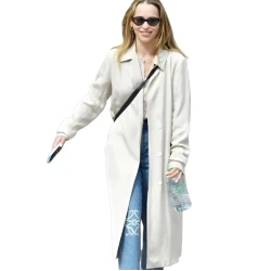 Street Style Emilia Chlarke Trench Coat