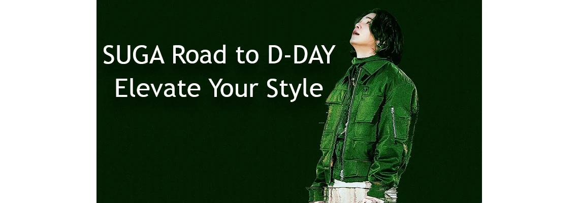 SUGA Road to D DAY  Rapper Green Bomber Jacket Costume Guide