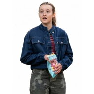 Sunny Dancer 2026 Bella Ramsey Blue Denim Jacket