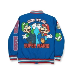 Super Mario Blue Bomber Jacket