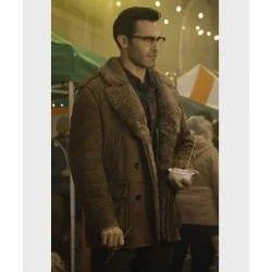 Superman and Lois Clark Kent Shearling Coat