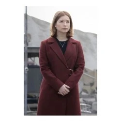 Superman and Lois Leslie Larr Maroon Coat