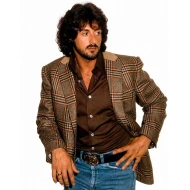 Sylvester Stallone Brown Plaid Blazer