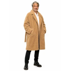 Taika Waititi Brown Teddy Overcoat Taika Waititi Brown Teddy Overcoat