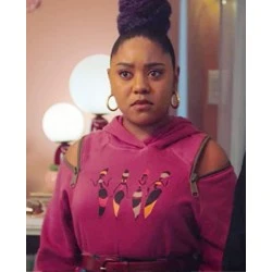 Tall Girl 2 Fareeda Marks Purple Hoodie