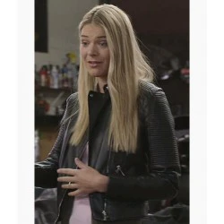 Tami Tamietti Shameless Season10 Faux Leather Jacket Tami Tamietti Shameless Season10 Faux Leather Jacket
