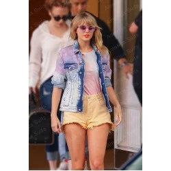 Taylor Swift Tie-Dye Blue Jacket Taylor Swift Tie-Dye Blue Jacket
