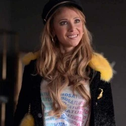 Ted Lasso S3 Juno Temple Fur Jacket