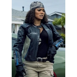Teyana Taylor The RIP Black Racing Jacket