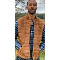 The Bachelor Season 25 Matt James Suede Vest