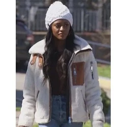 The Bachelorette S20 Charity Lawson Sherpa Jacket
